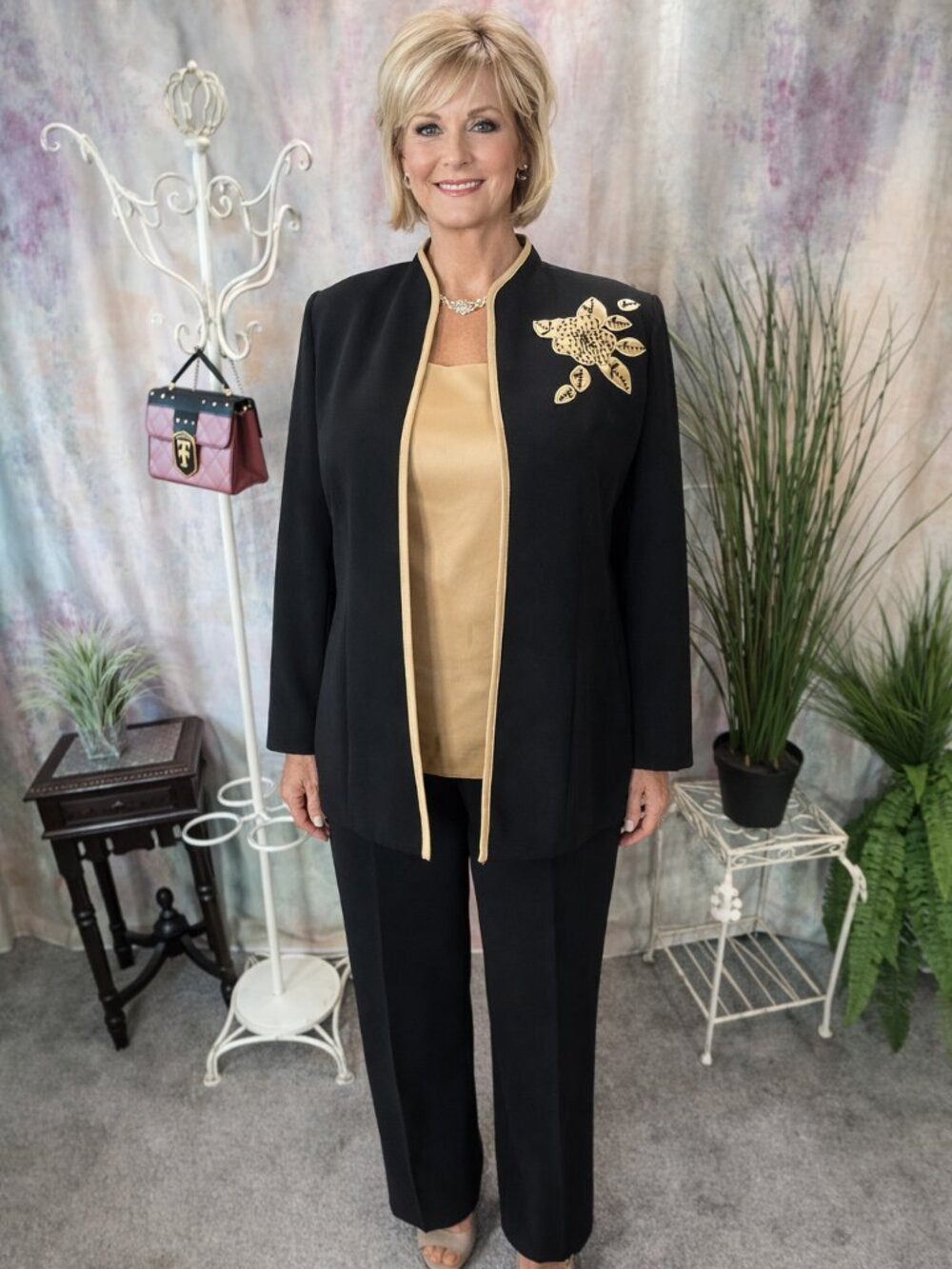 πStudio One Perfect For Many Occasions 3-Pcs Suit Pants - Jacket - Top